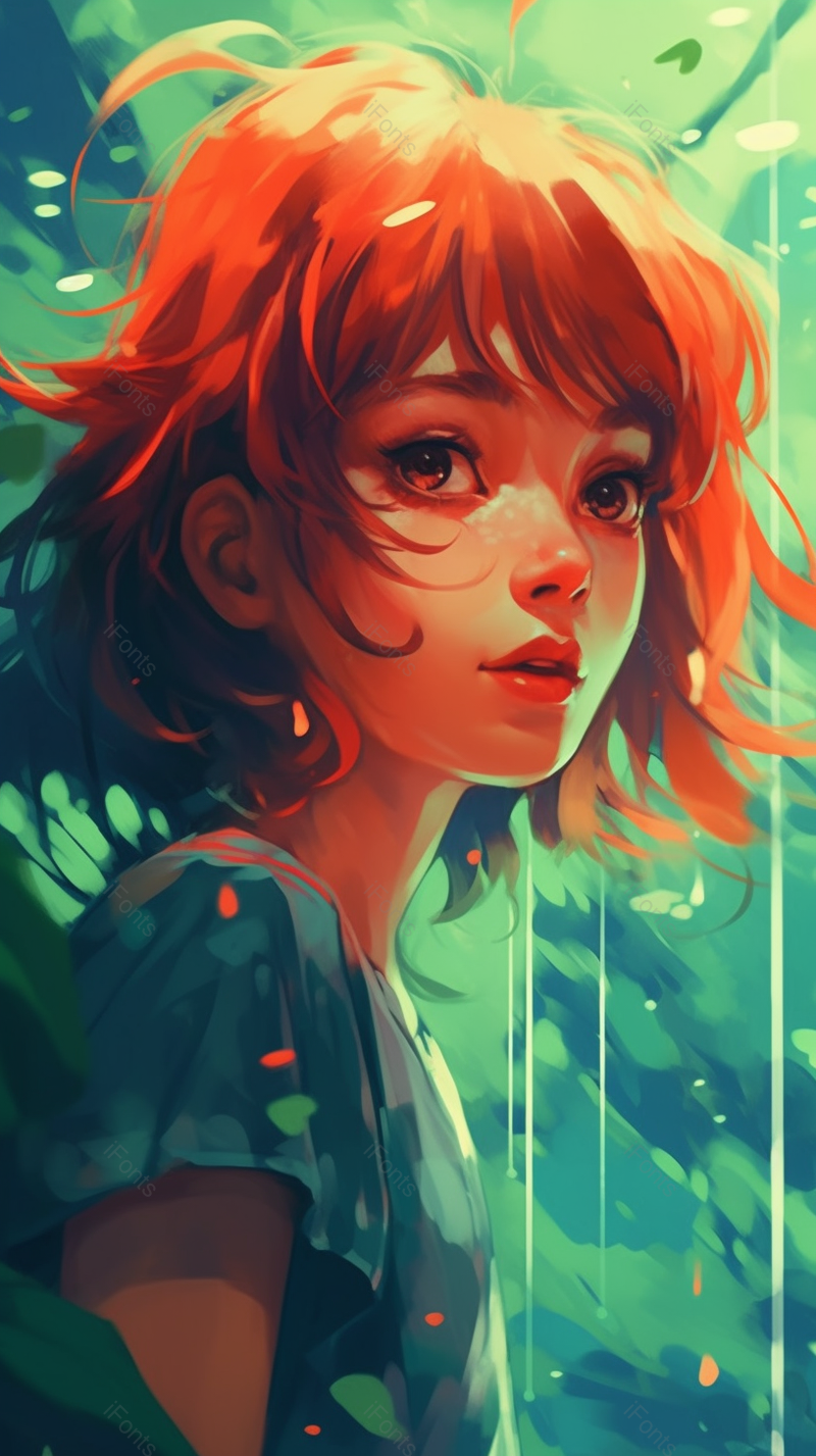小女孩的半身创意儿童插画设计背景,插画/手绘图,插画/手绘图库,插画/手绘图下载,插画/手绘